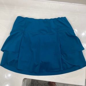 Teal Athleta tennis skirt
